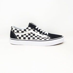 Vans Old Skool Checkerboard Black White Skate Casual Authentic Shoe Sneaker Mens
